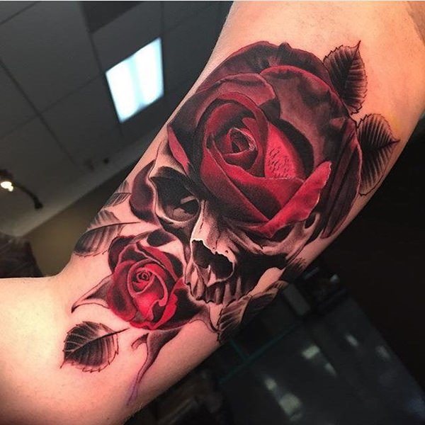 totenkopf tattoo 256