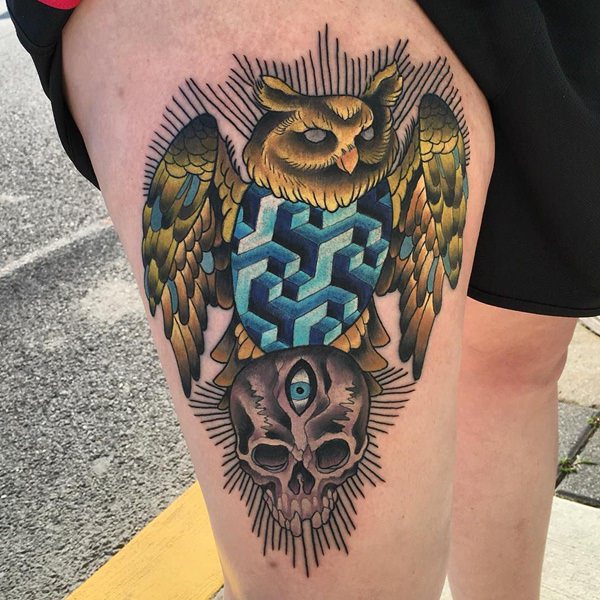 totenkopf tattoo 261