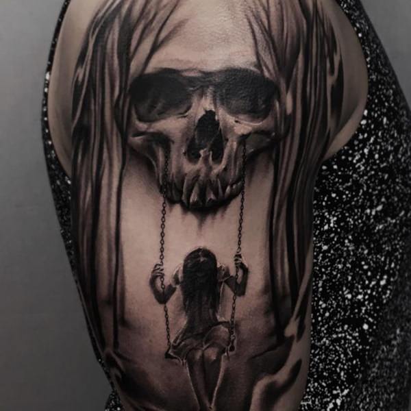 totenkopf tattoo 280