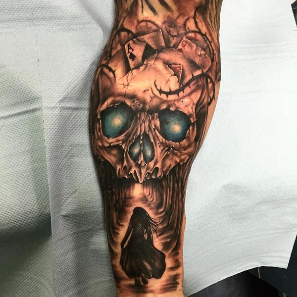 totenkopf tattoo 282