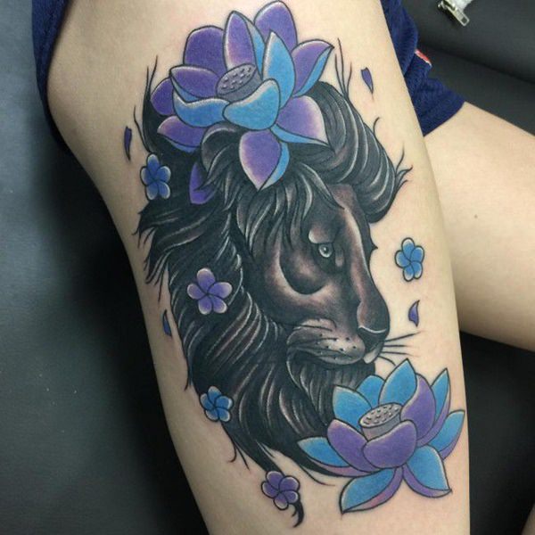 oberschenkeln tattoo 151