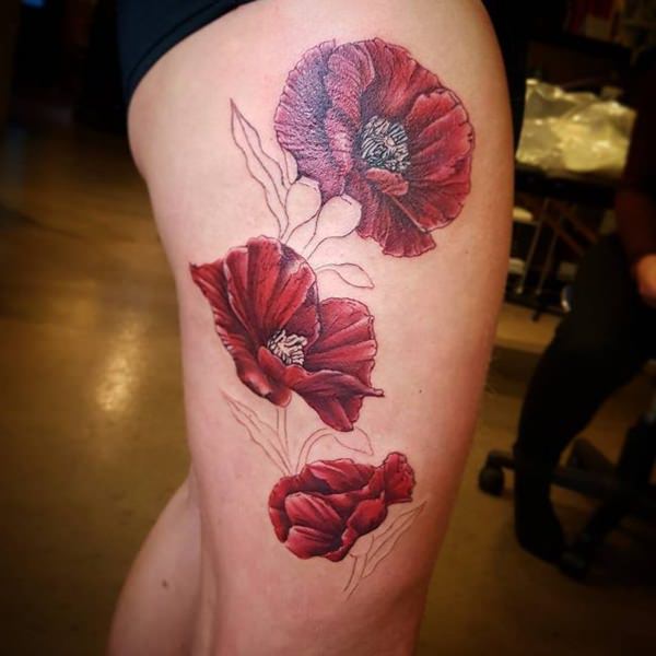 oberschenkeln tattoo 188