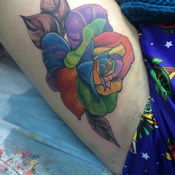 oberschenkeln tattoo 224