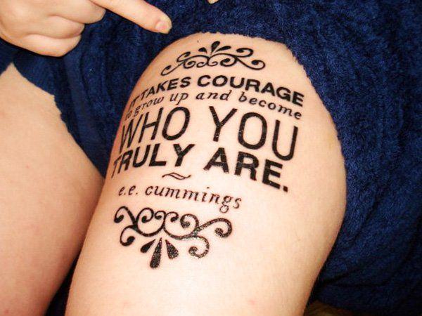 oberschenkeln tattoo 279