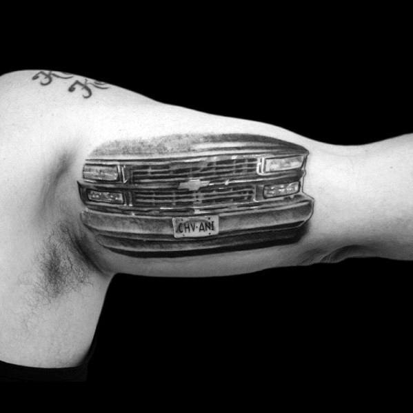 chevy tattoo 72
