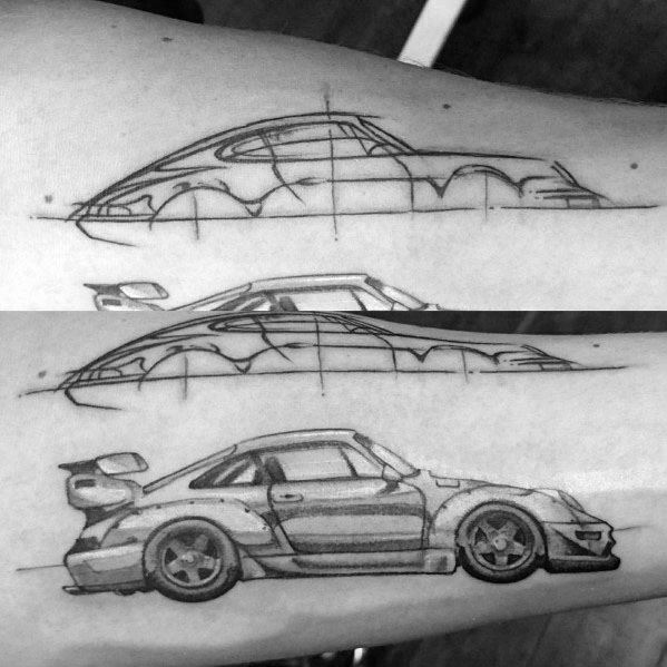 porsche tattoo 28