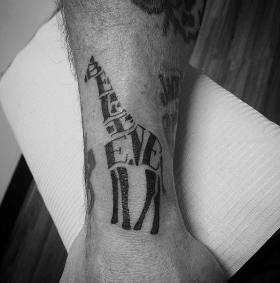 giraffe tattoo 10