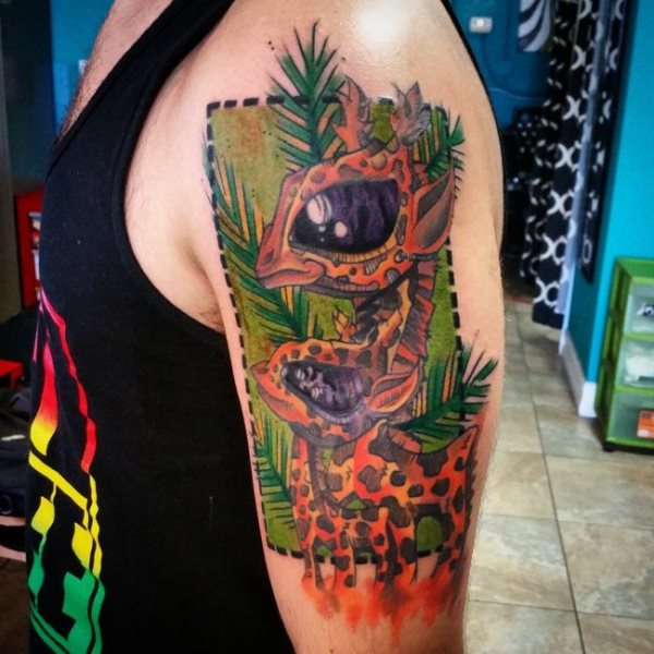 giraffe tattoo 192