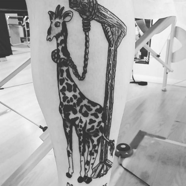 giraffe tattoo 194
