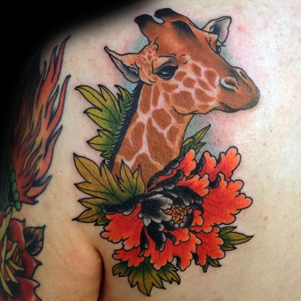 giraffe tattoo 274