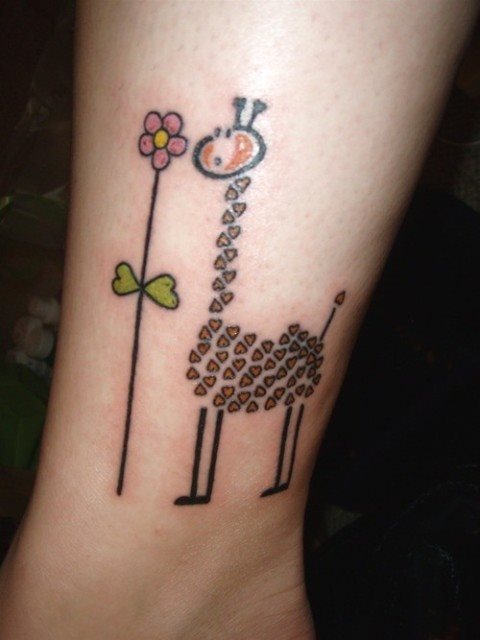 giraffe tattoo 288