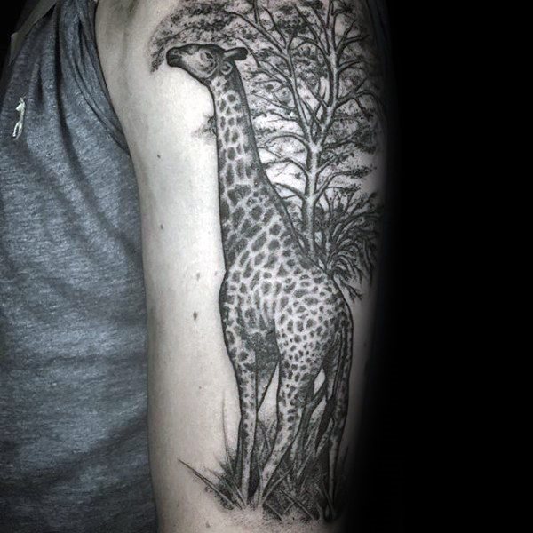 giraffe tattoo 34