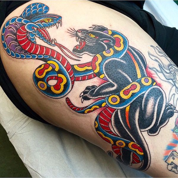 puma panther tattoo 126