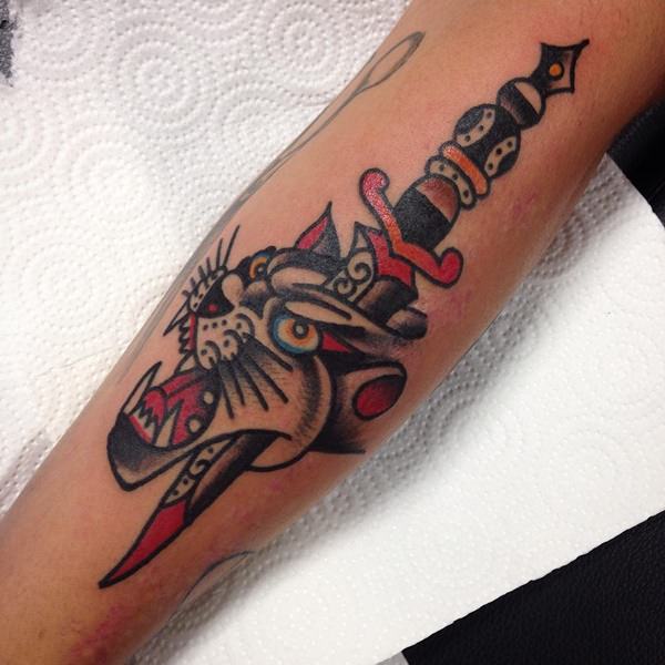 puma panther tattoo 140