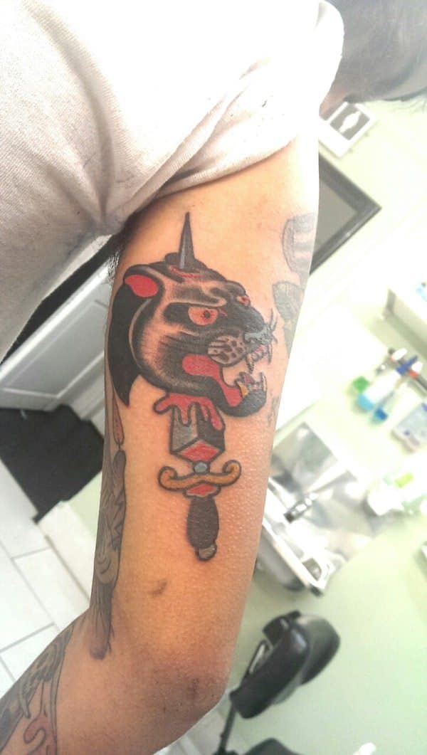 puma panther tattoo 92