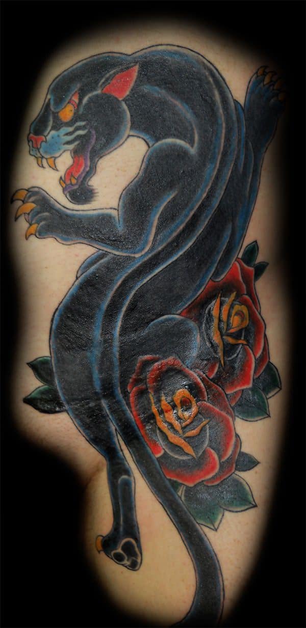 puma panther tattoo 96