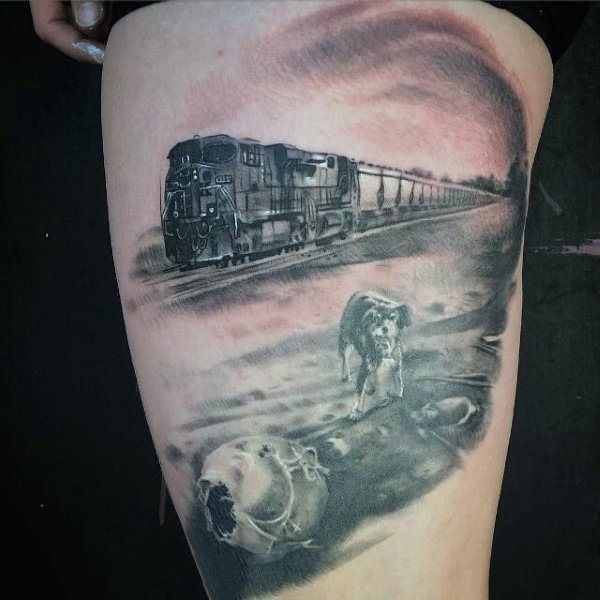 hund tattoo 100