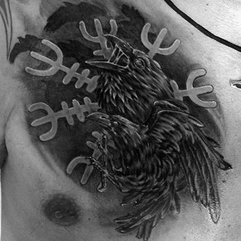 Aegishjalmur tattoo 07