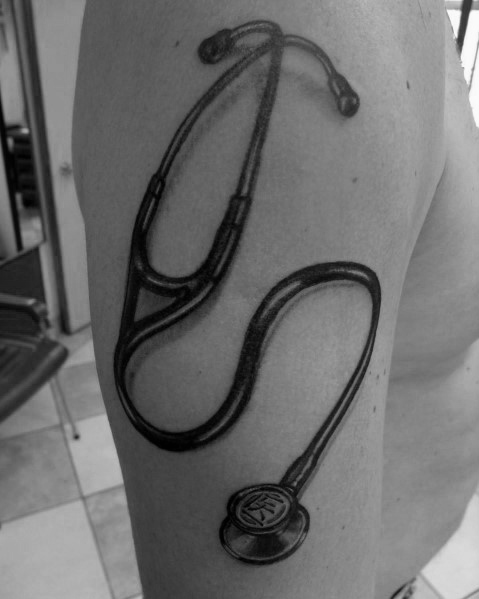 Stethoskop tattoo 73