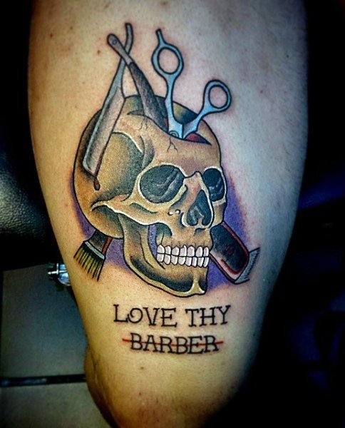 barbier friseur tattoo 133
