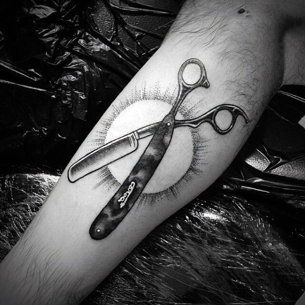 barbier friseur tattoo 259