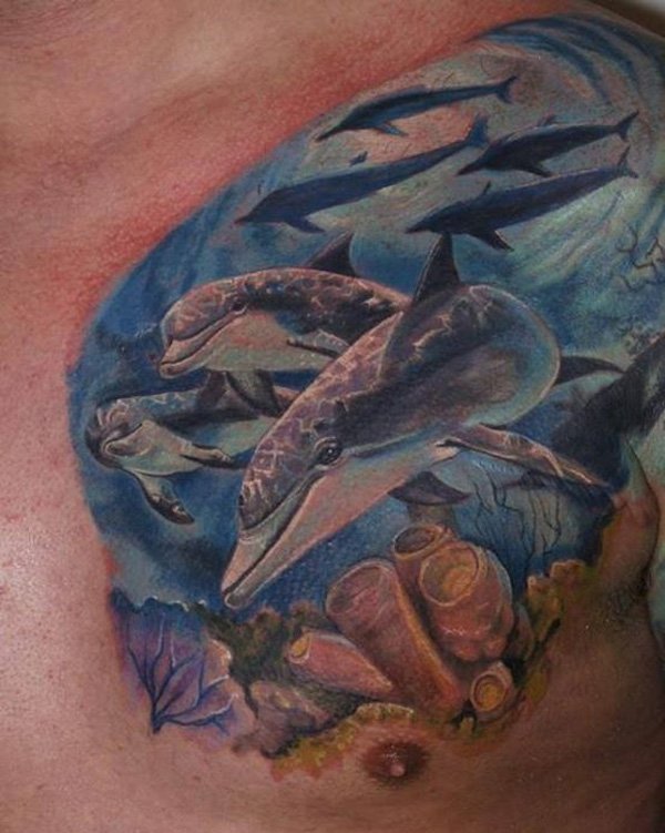 30 Delphin-Tattoos (mit ihrer Bedeutung)