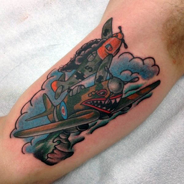 flugzeug tattoo 29