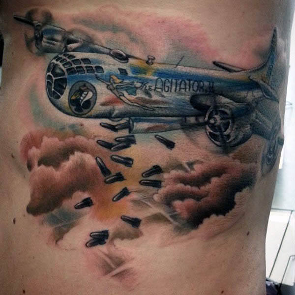 flugzeug tattoo 49