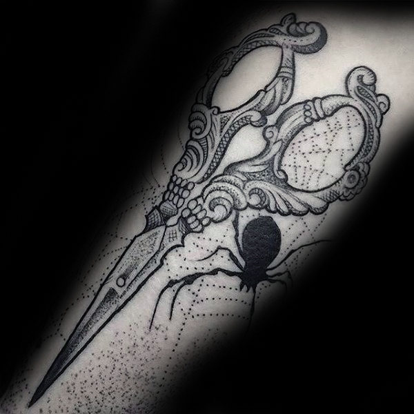 schere tattoo 03