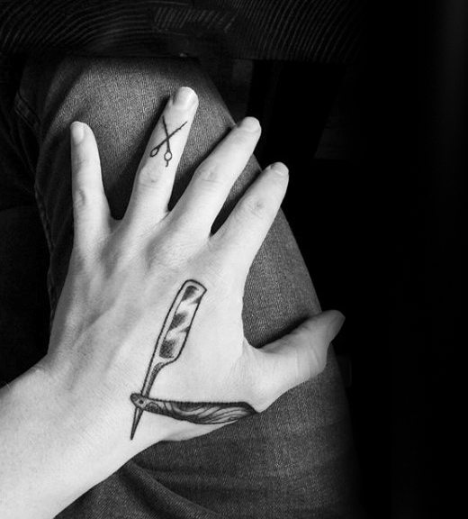 schere tattoo 11