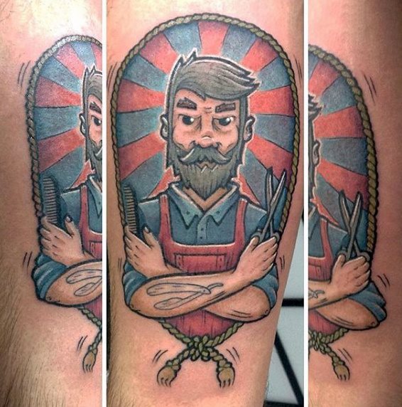 schere tattoo 85
