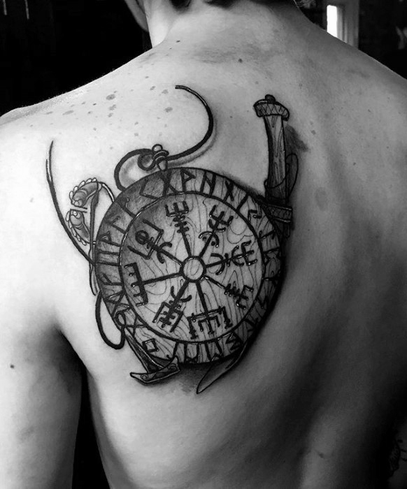 Sonntagwikinger Kompass Tattoo