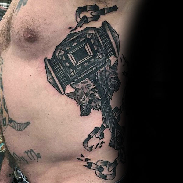 mjolnir hammer tattoo 101