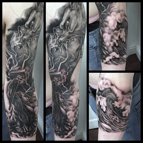 mjolnir hammer tattoo 103