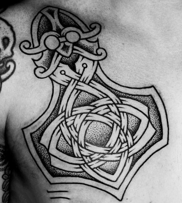 mjolnir hammer tattoo 19