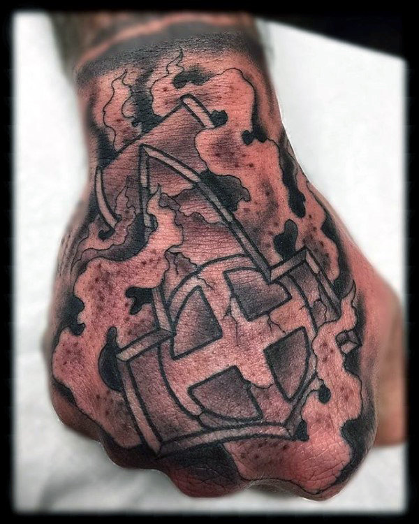 mjolnir hammer tattoo 33