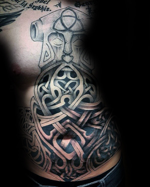 mjolnir hammer tattoo 61