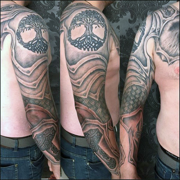 mjolnir hammer tattoo 63