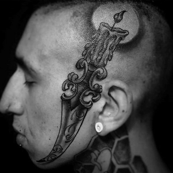 gesichts tattoo 453