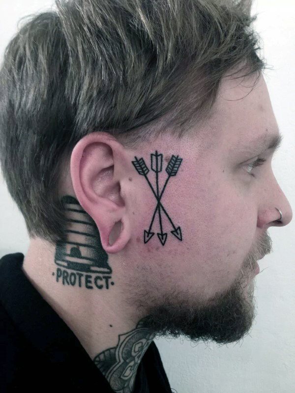 gesichts tattoo 573