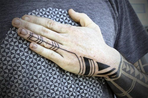 hand tattoo 1253