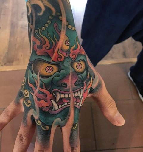 hand tattoo 73