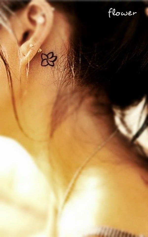 hinter dem ohr tattoo 113