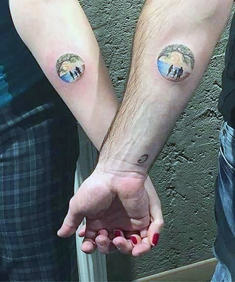 verliebte freunde tattoo 137
