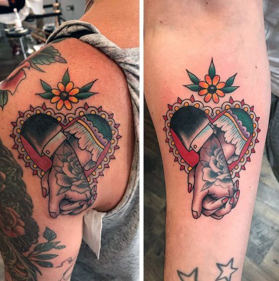 verliebte freunde tattoo 245