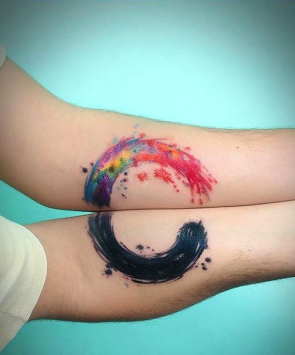 verliebte freunde tattoo 345