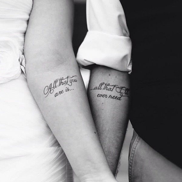 verliebte freunde tattoo 557