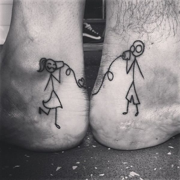 verliebte freunde tattoo 601