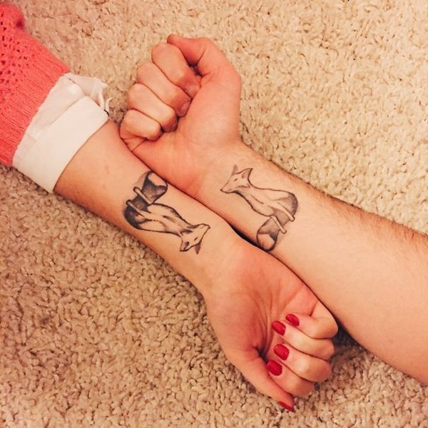 verliebte freunde tattoo 661
