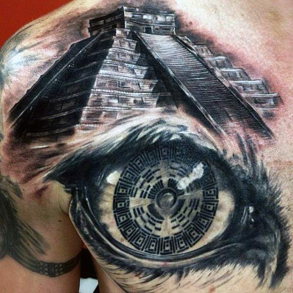 Agyptische Pyramiden tattoo 01